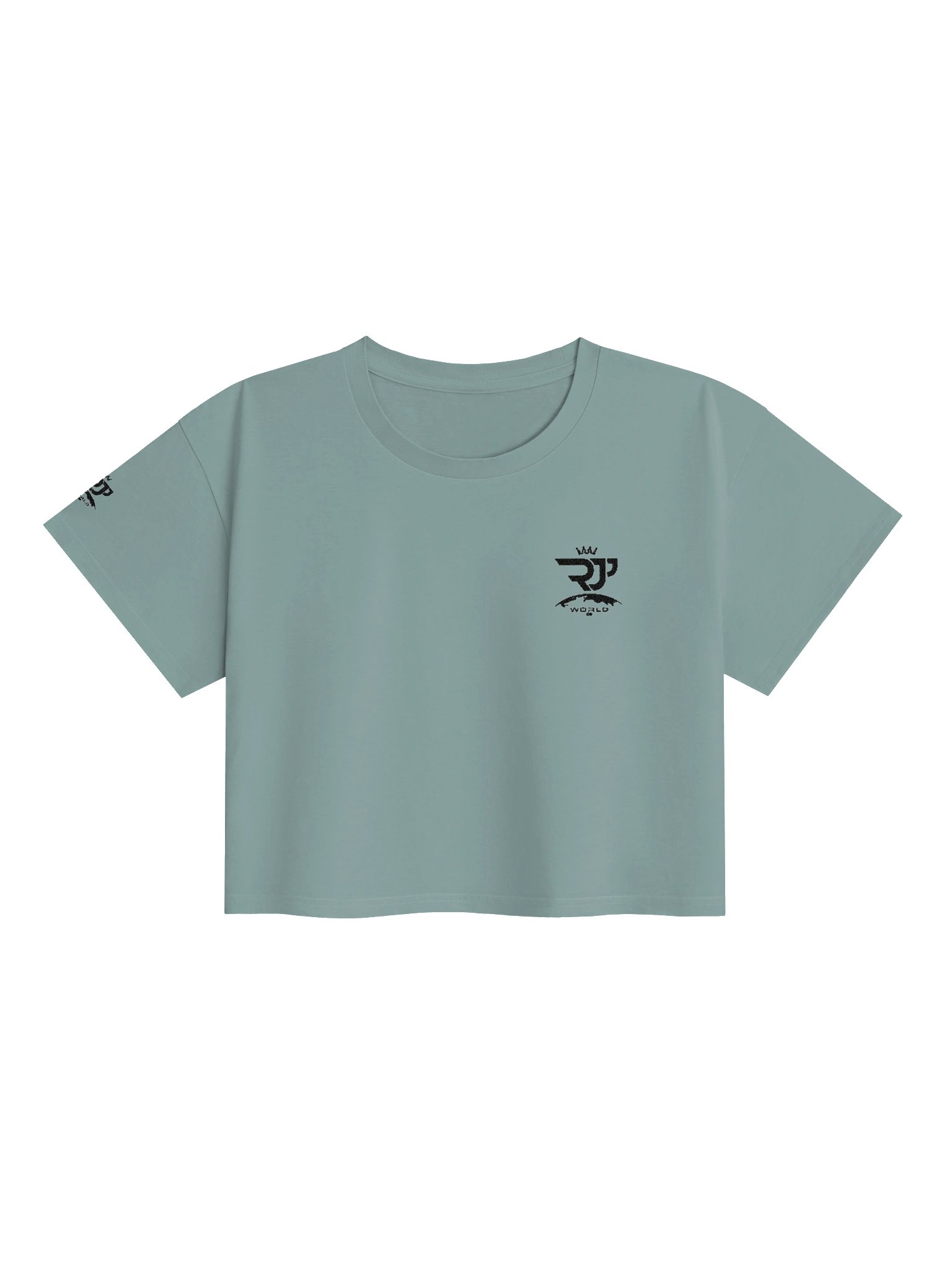 Roy Jones Jr Women’s Premium Crop Top – RJJ World Edition product image (4)