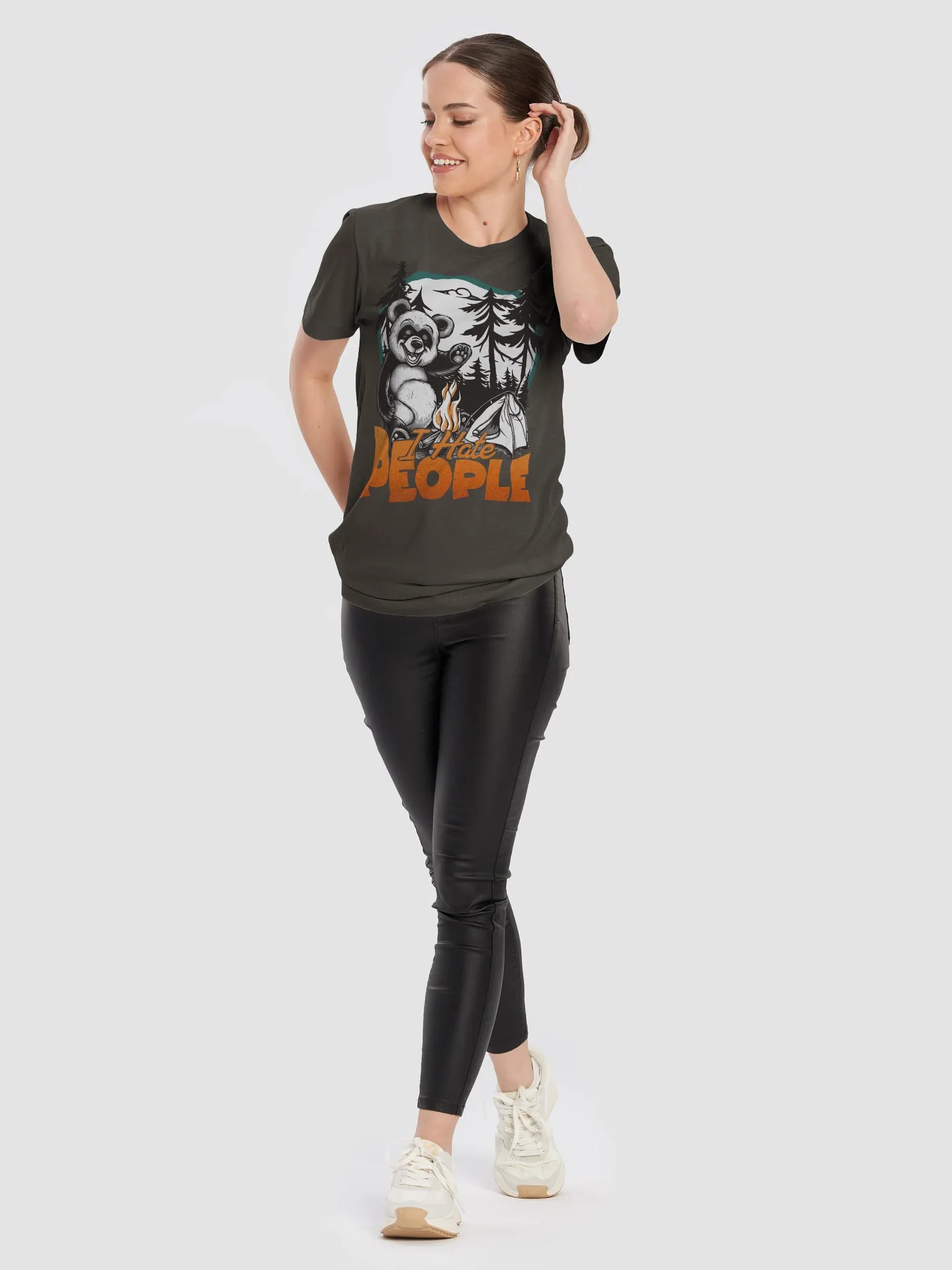 I Hate People - Funny Campfire T-shirt product image (10)