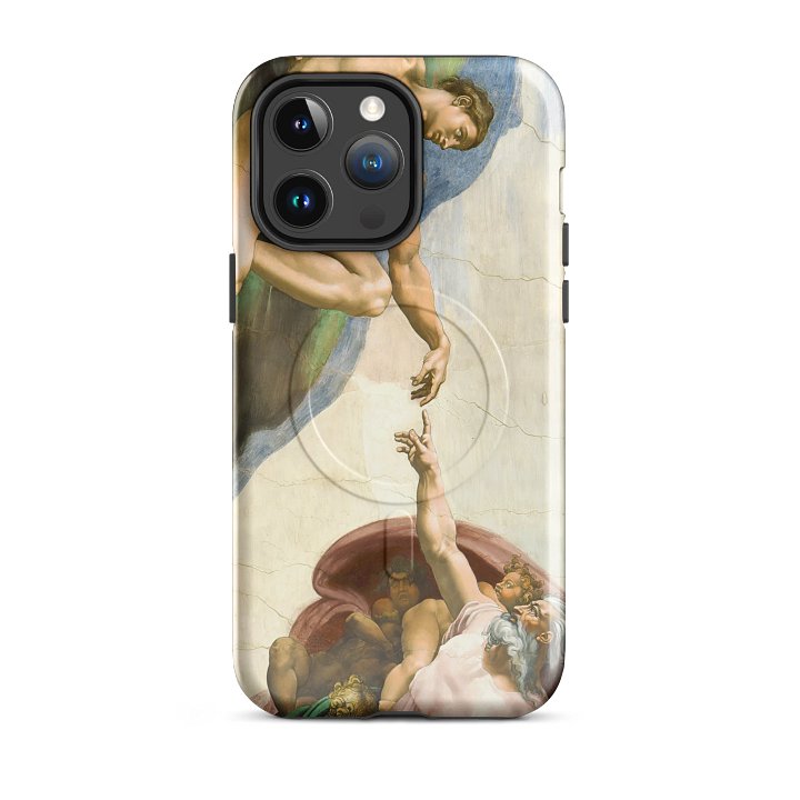 Michelangelo – The Creation of Adam (Sistine Chapel) iPhone® MagSafe® Tough Case product image (2)