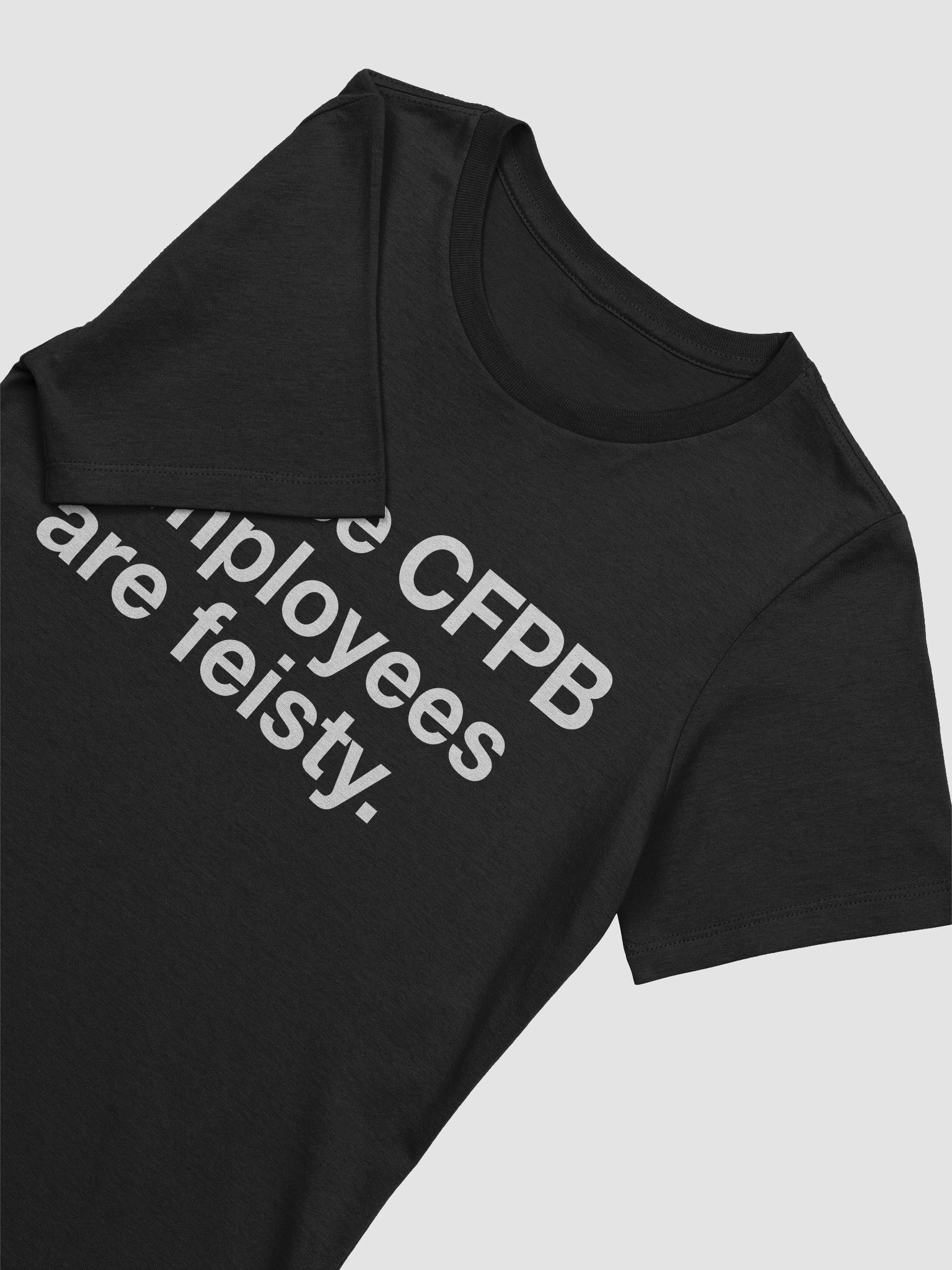 Those CFPB Employees Are Feisty Women's Cut T-Shirt (White) product image (15)