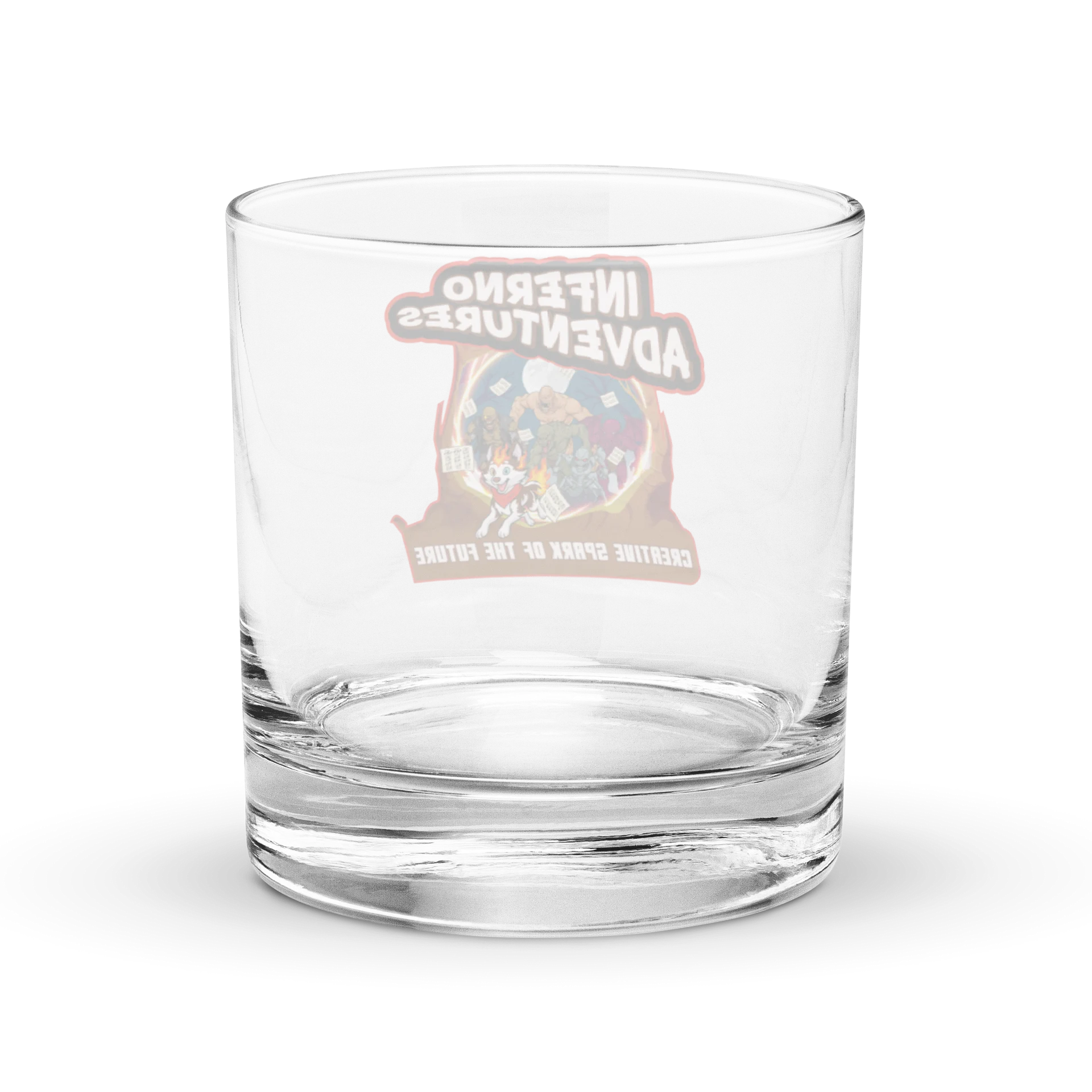 Flaming Fantasy Rocks Glass product image (4)