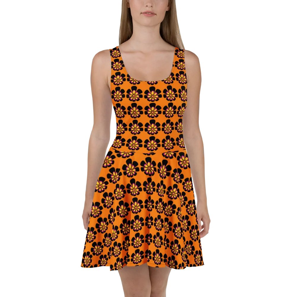 Groovy Blossom Skater Dress product image (2)
