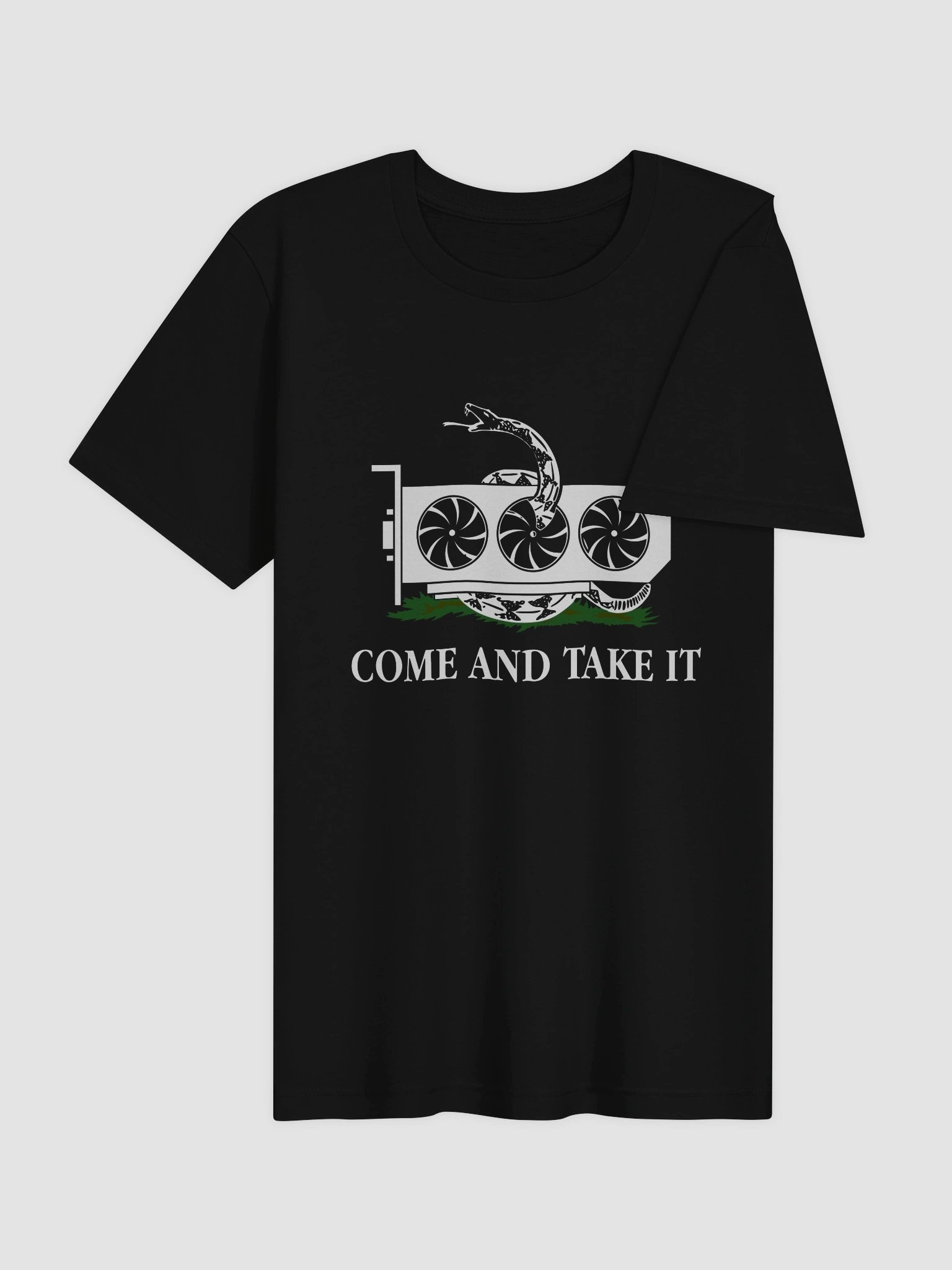 come and take it gpu t-shirt black (100% cotton) product image (4)