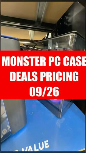 MONSTER PC CASE DEALS 🔥 #pcgaming #intel #nvidia #amd