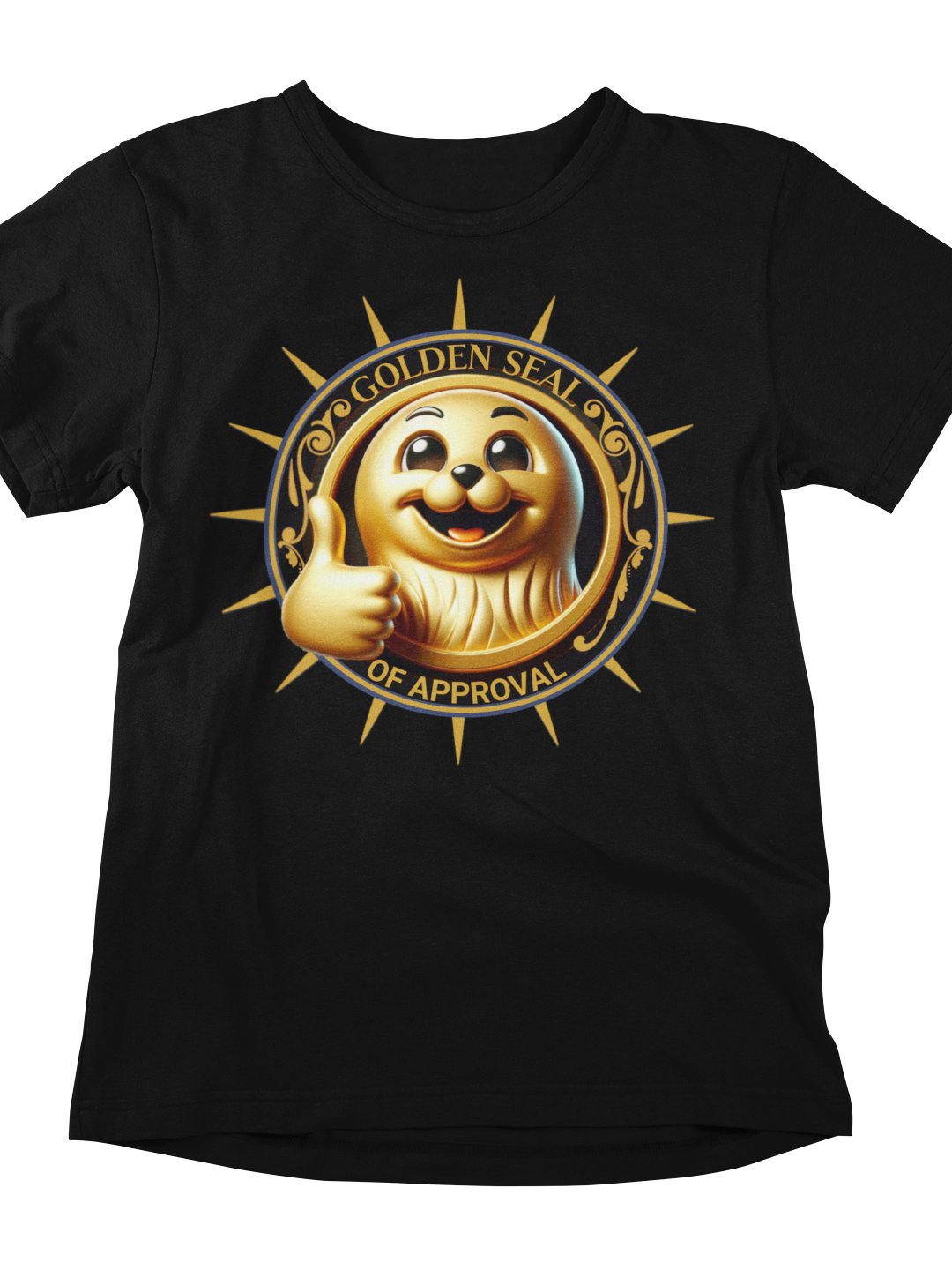 Golden Seal of Approval Tee: Thumbs Up Edition! product image (6)