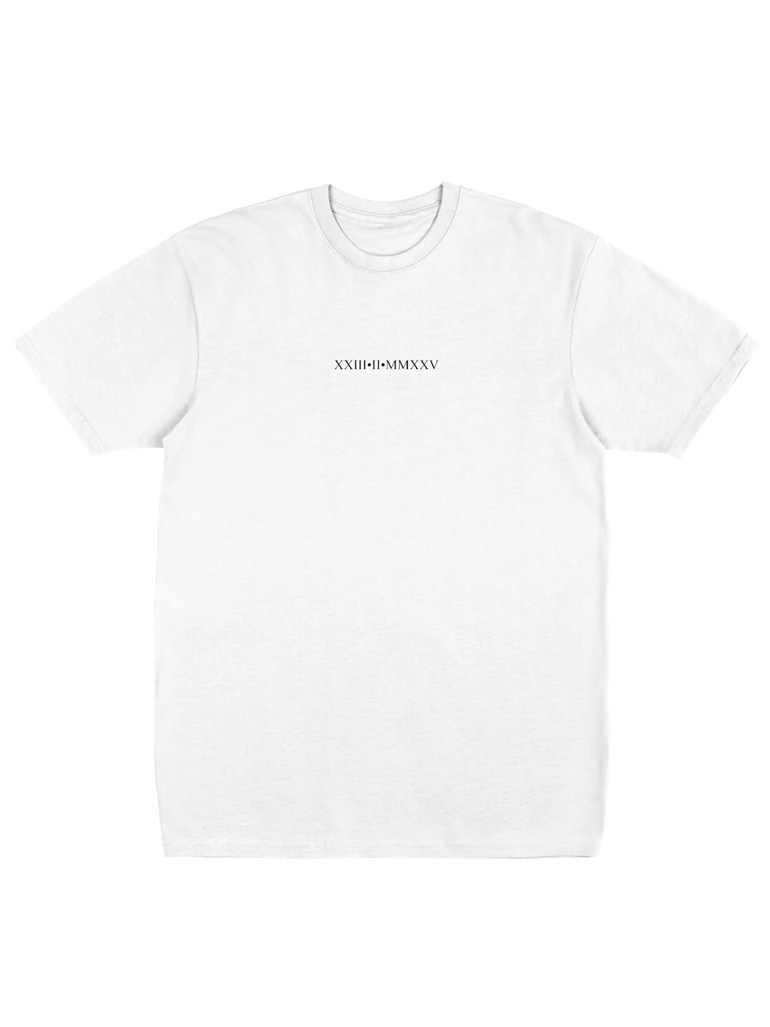 Release date t-shirt white product image (1)