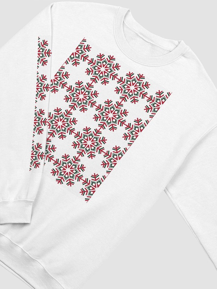 Snowflakes memorizing sweathirt product image (2)