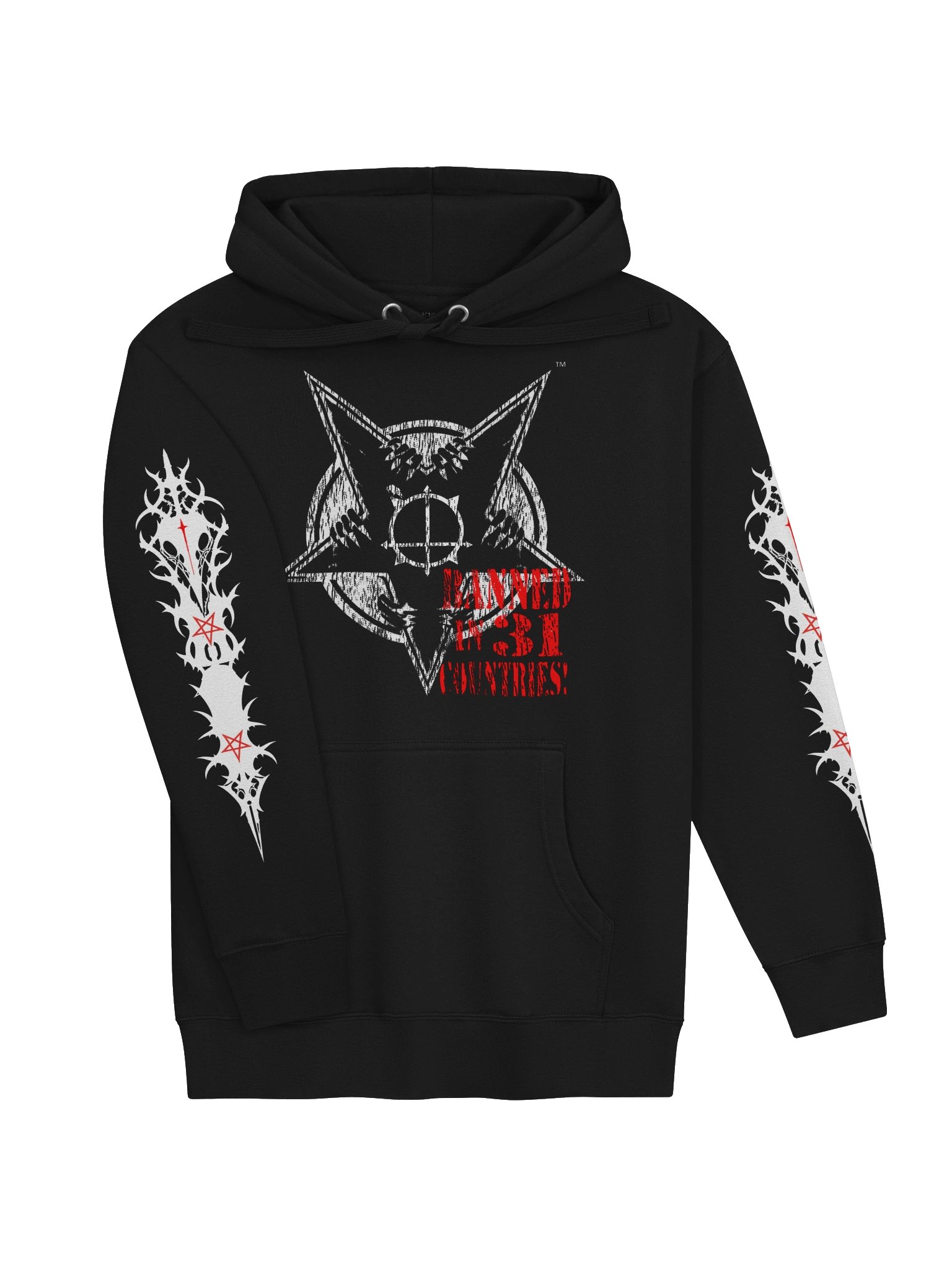 GC-7780 - BANNED IN 31 COUNTRIES HOODIE product image (3)