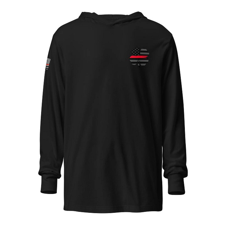 RED LINE FLAG - Hooded Long Sleeve Tee product image (2)