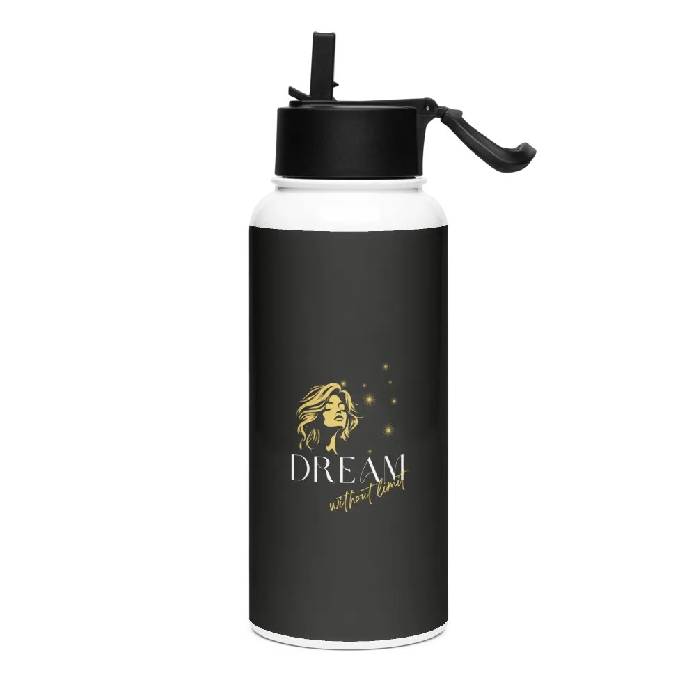 Stainless Steel Water Bottle with a Straw Lid SWFB0123 product image (1)