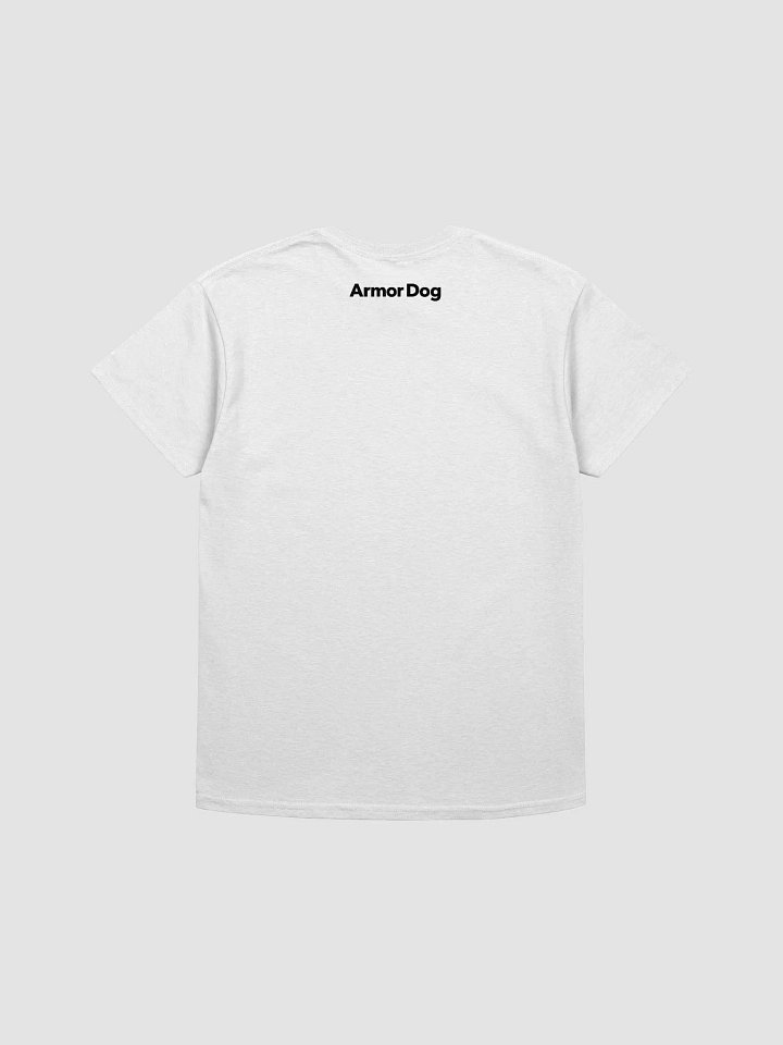 Armor Dog, White T-Shirt with Large Print product image (2)