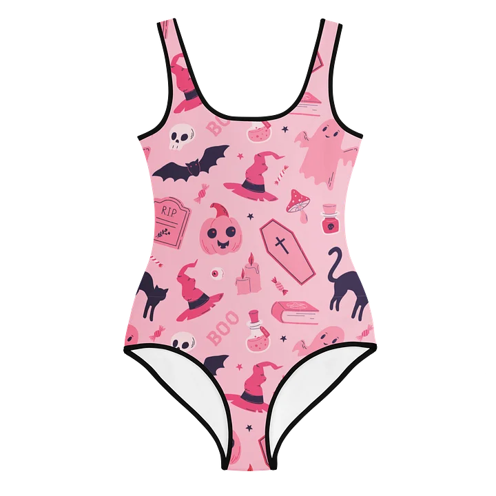 Pink Spooky Youth Swimsuit product image (1)