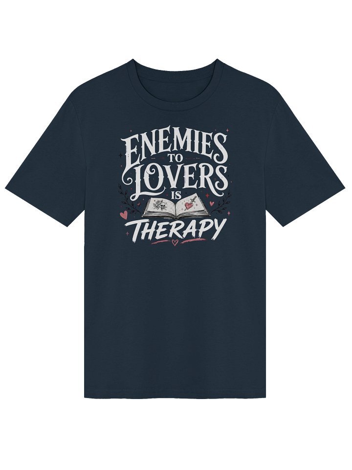 Enemies to Lovers Is Therapy Bookish Tee product image (5)