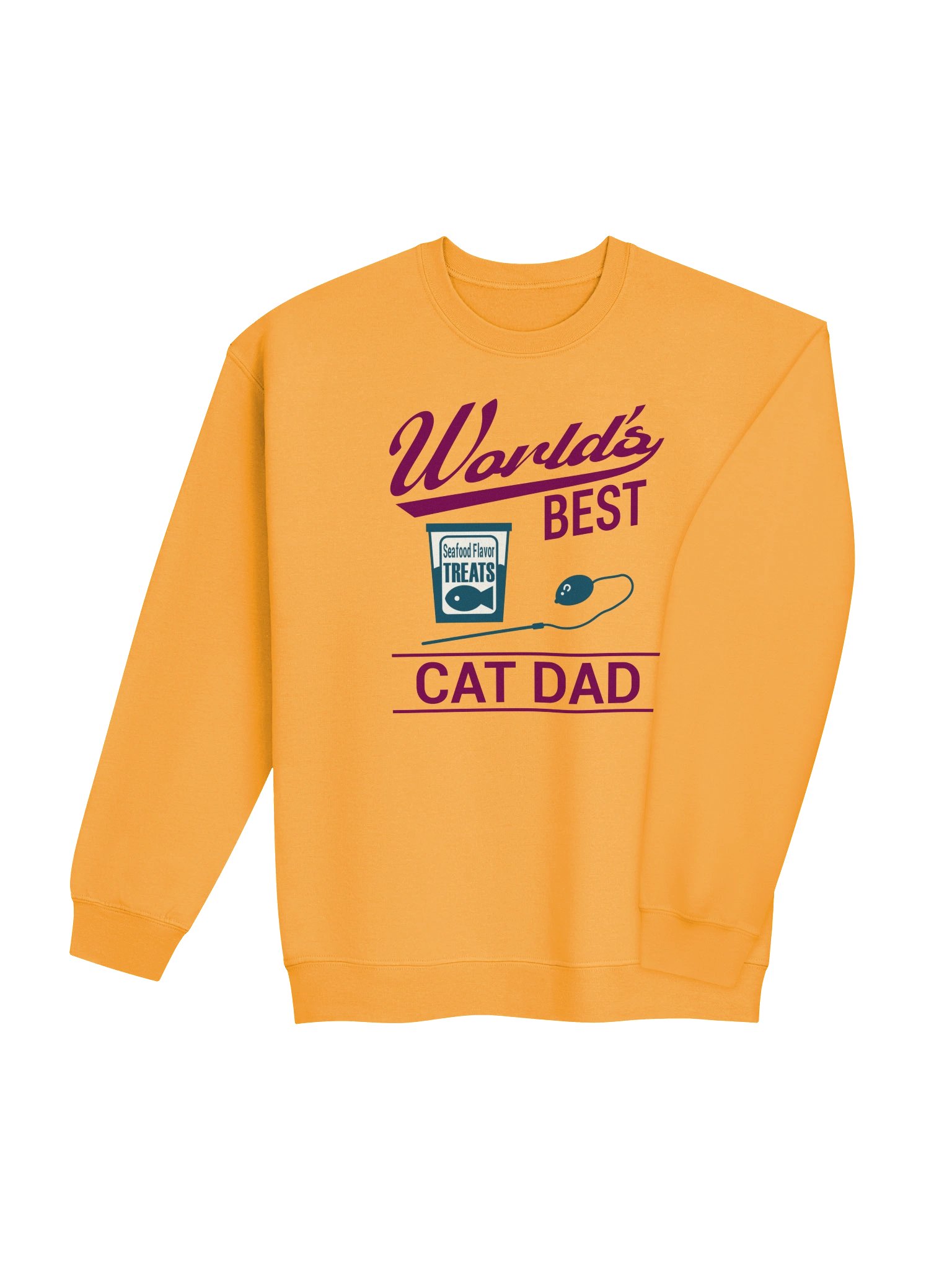World's Best Cat Dad - Unisex Adult Sweatshirt product image (3)