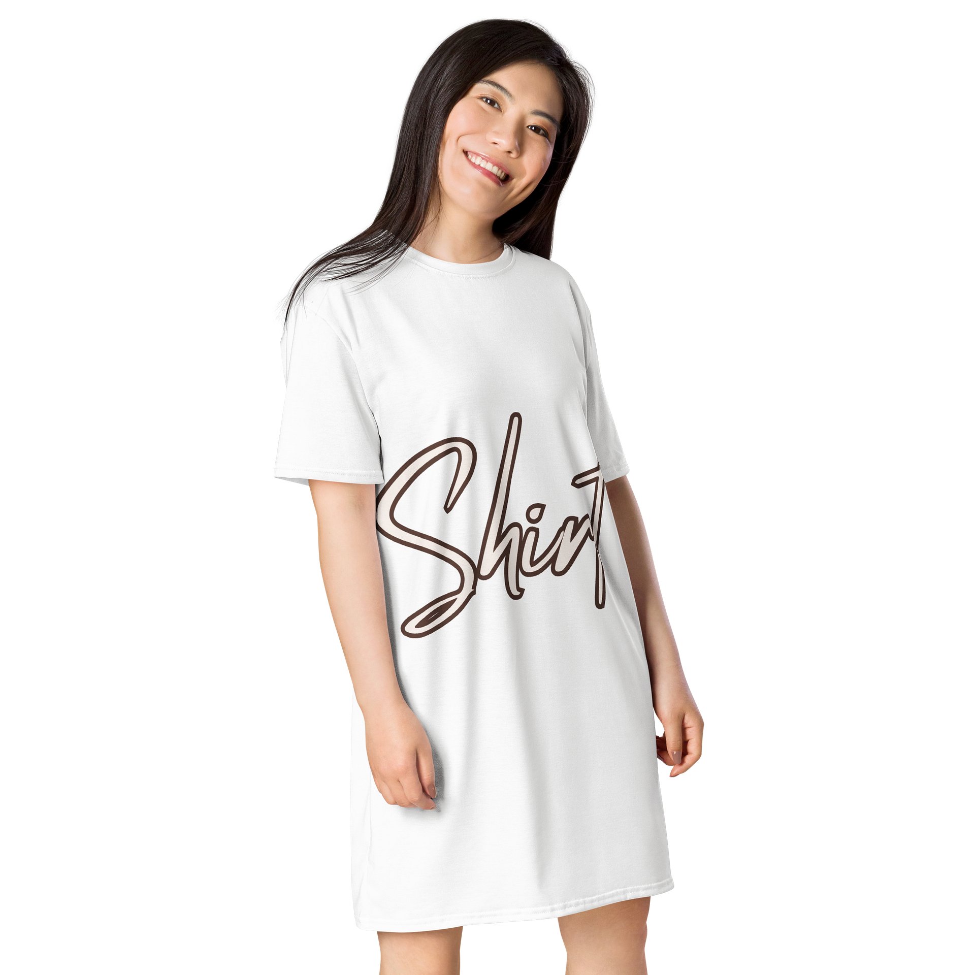 Heartfelt Script All-Over T-Shirt Dress product image (3)