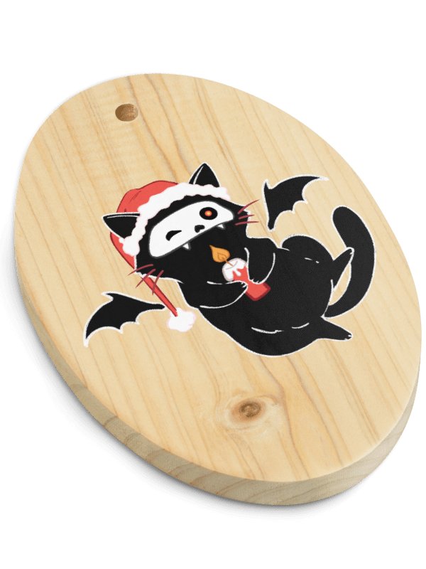 Gothic Christmas cat tree -ornament product image (2)