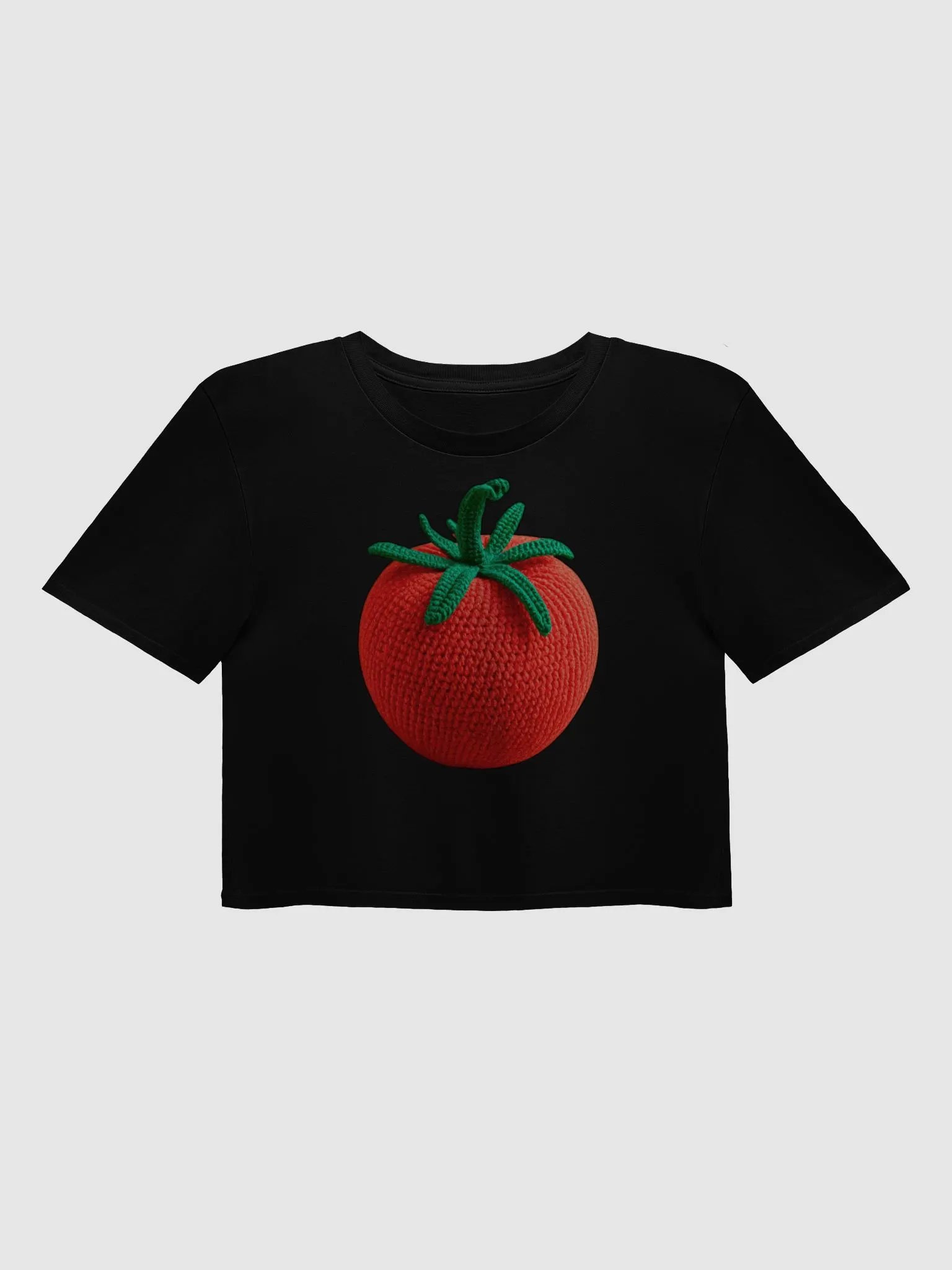 CozyAvocado Women's Premium Tomato Crop Top #4 product image (1)