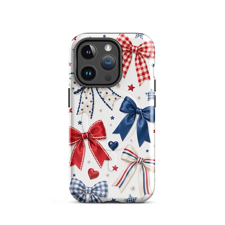 Patriotic Ribbon Bow MagSafe Case product image (19)