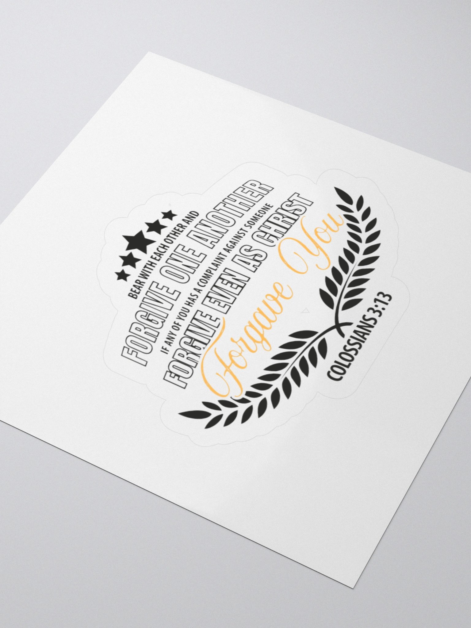 Colossians 3:13 Scripture Sticker product image (9)