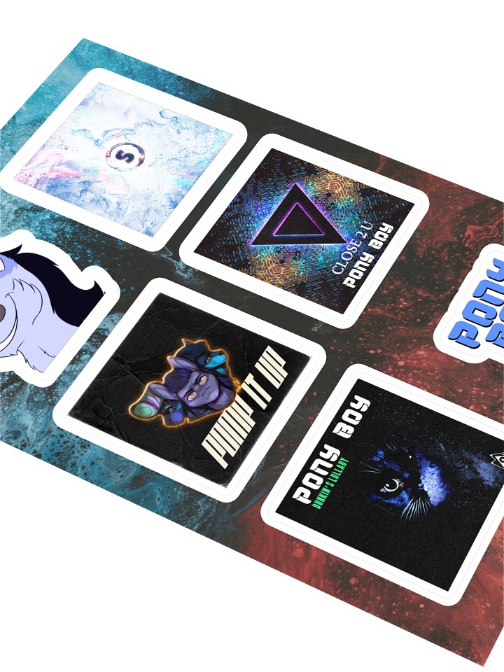 Official Pony Boy Singles Sticker sheet product image (2)