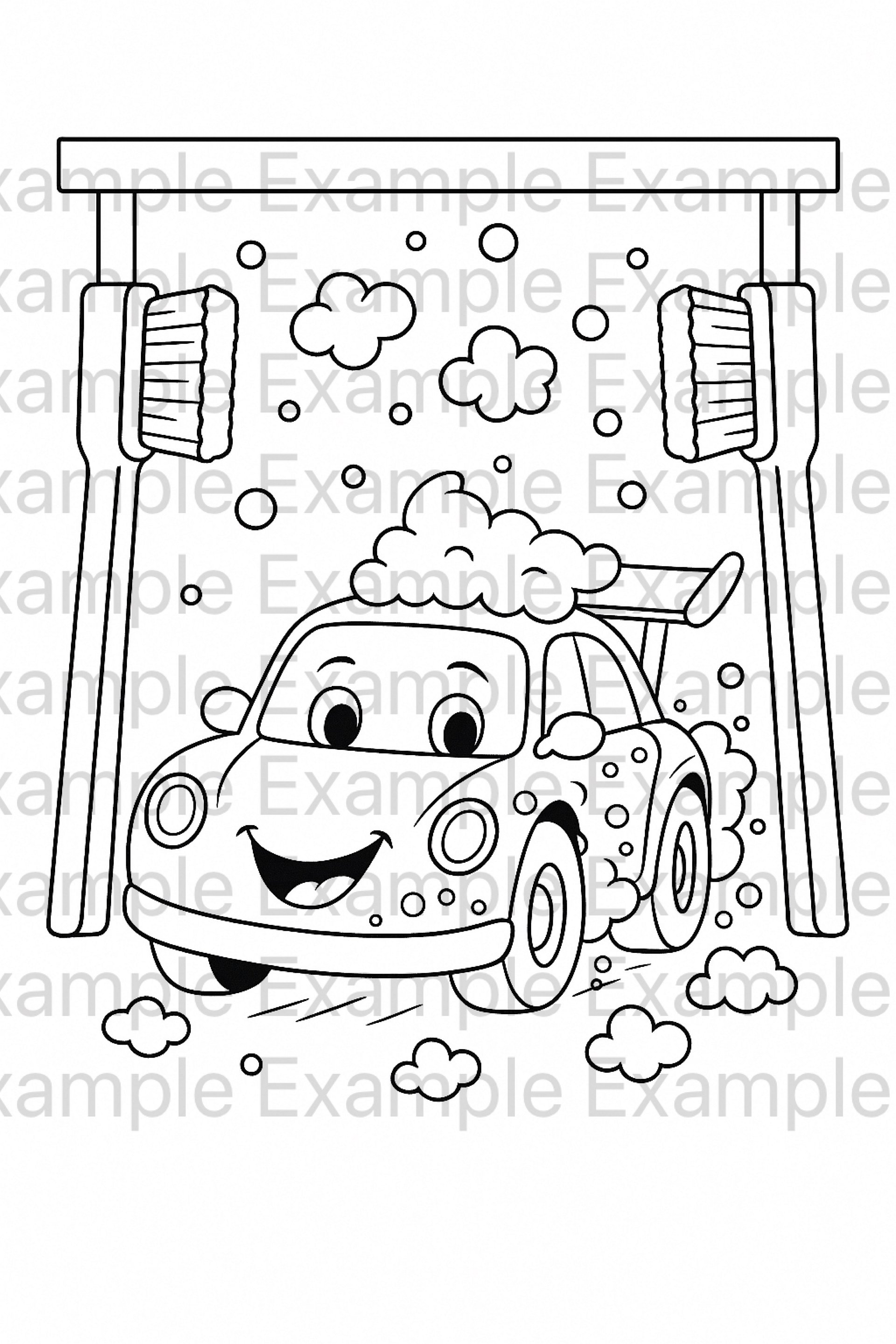 Smiles on Wheels Coloring Pages product image (6)