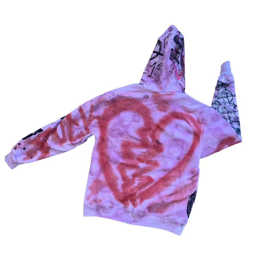 1 of 1 Hand-made KILL Hoodie (Front+Back Design) Large product image (2)