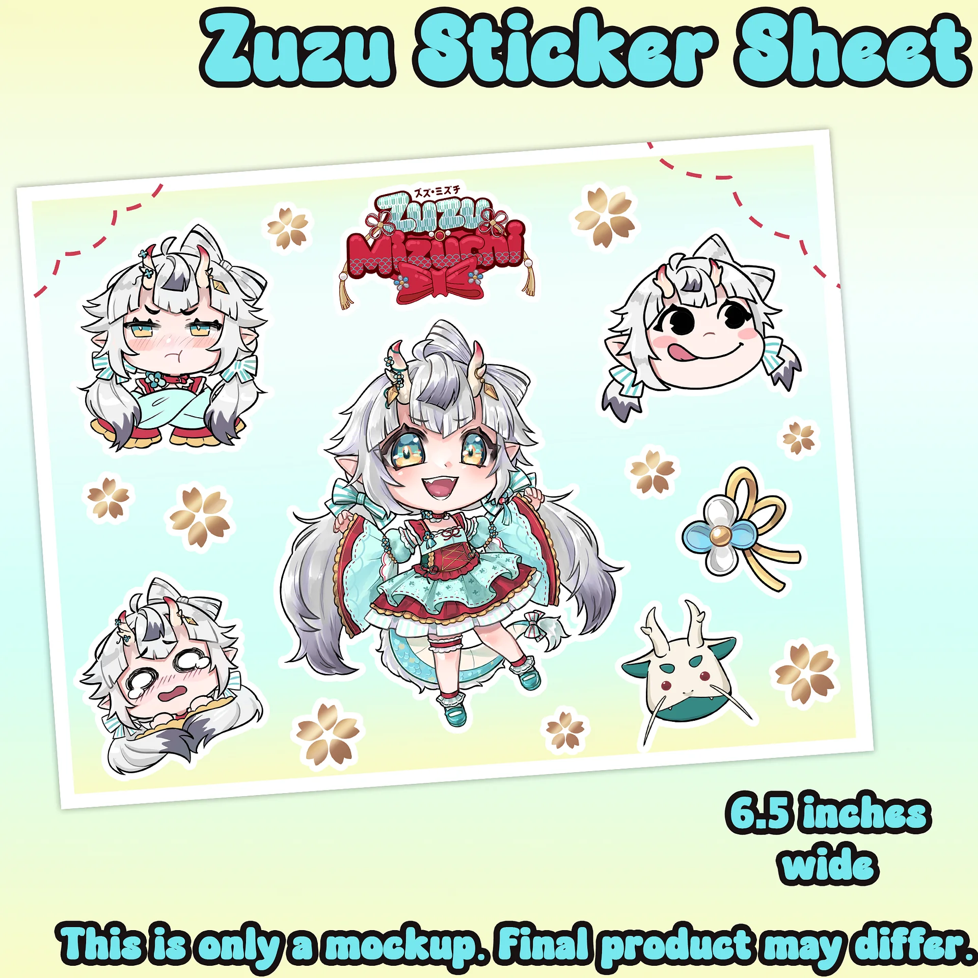 Zuzu Sticker Sheet product image (1)