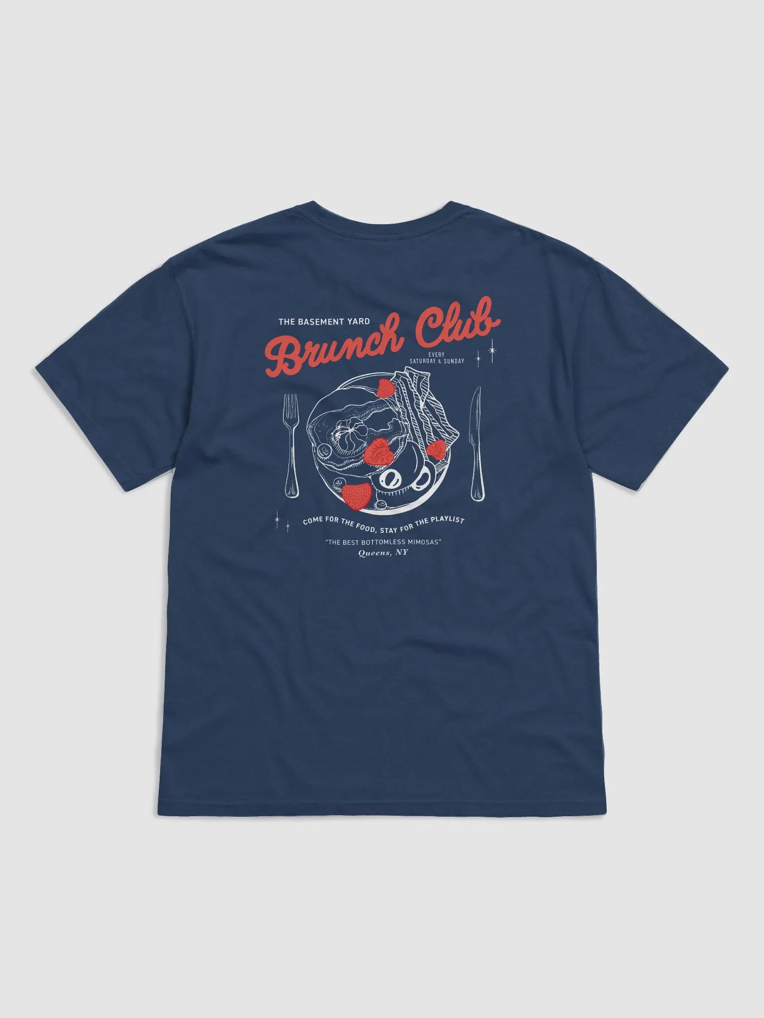 Brunch Club Tee (Navy) product image (3)