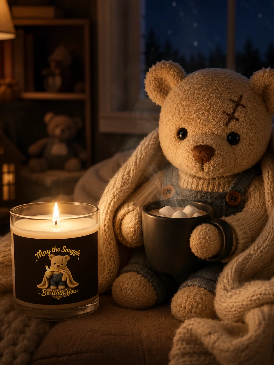 May the Snuggle Be With You Soy Candle product image (2)