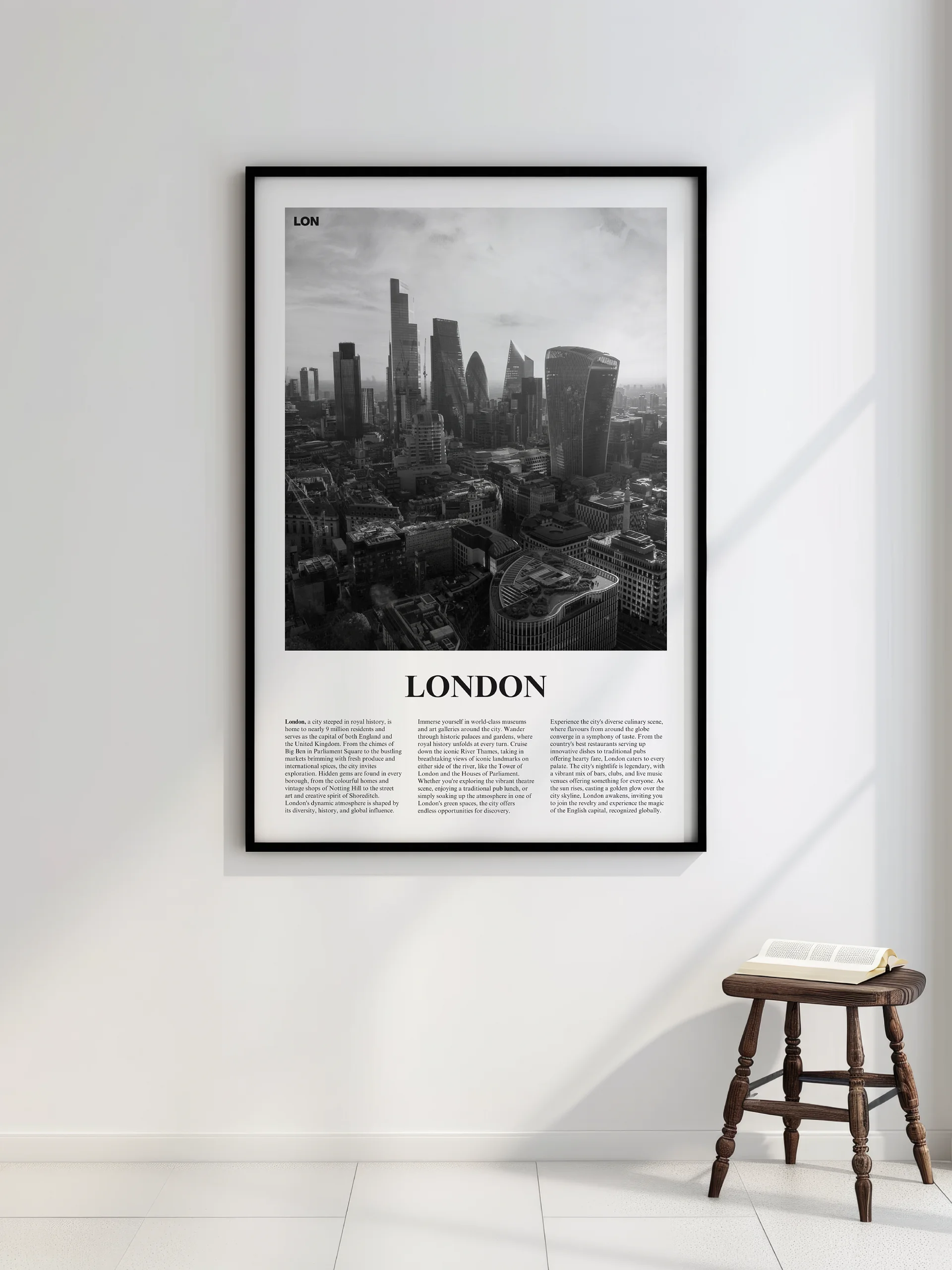 London 03 Newspaper Poster | Framed product image (2)