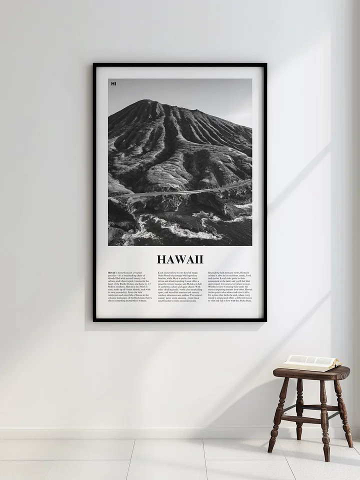 Hawaii 02 Newspaper Poster | Framed product image (2)
