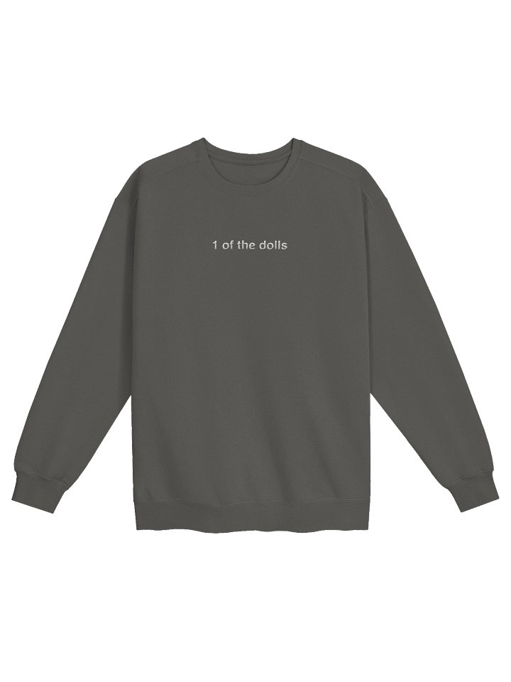 1ofthedolls Embroidered Sweater - White Text product image (9)