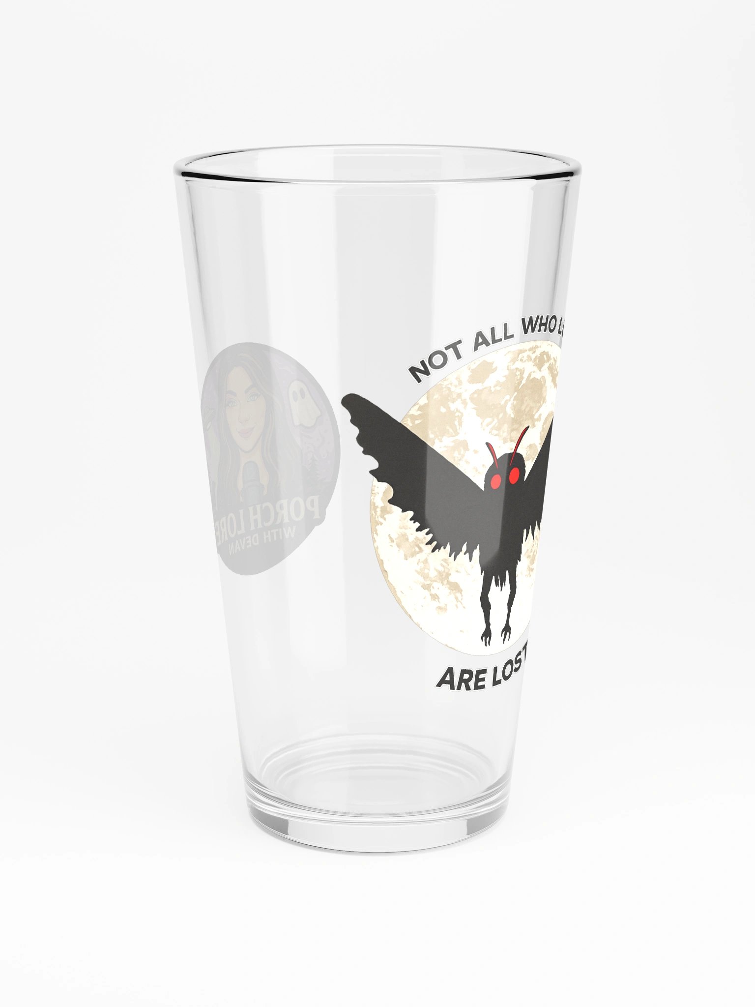 MOTHMAN LURKER SHAKER PINT GLASS 16oz product image (4)