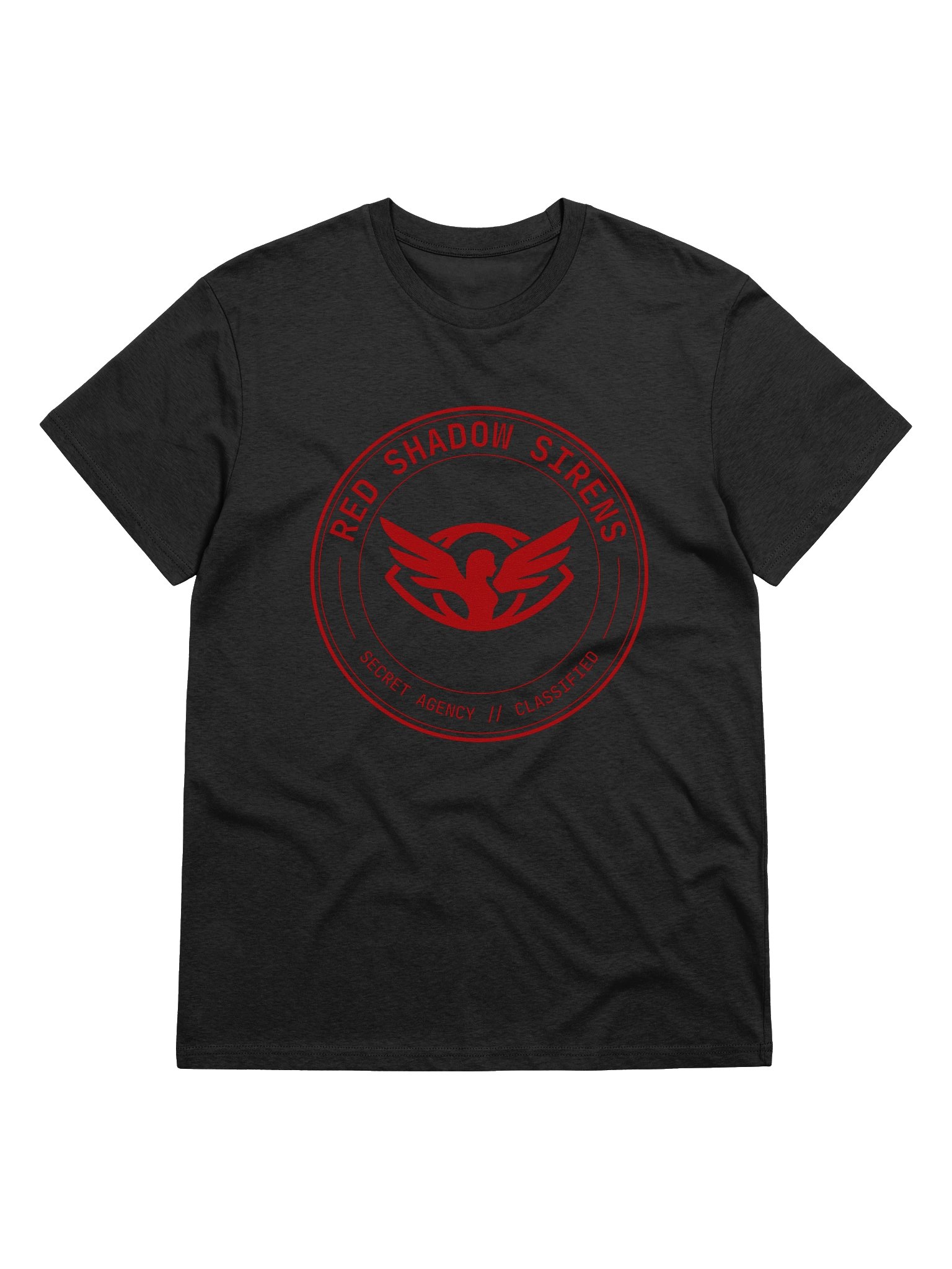 Organic cotton t-shirt (agency roundel logo, red) product image (1)