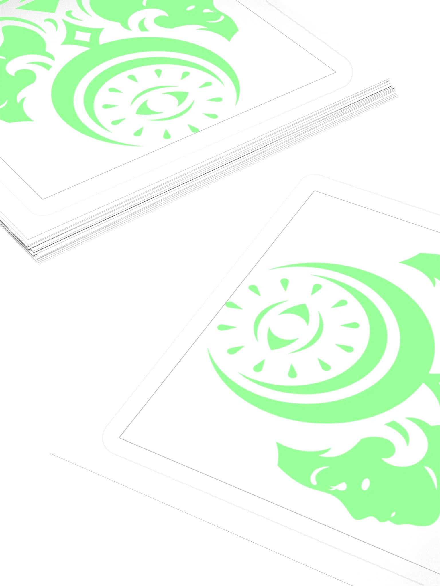 Gemini Zodiac Sticker — Geometric Cosmic Swirl Design product image (4)