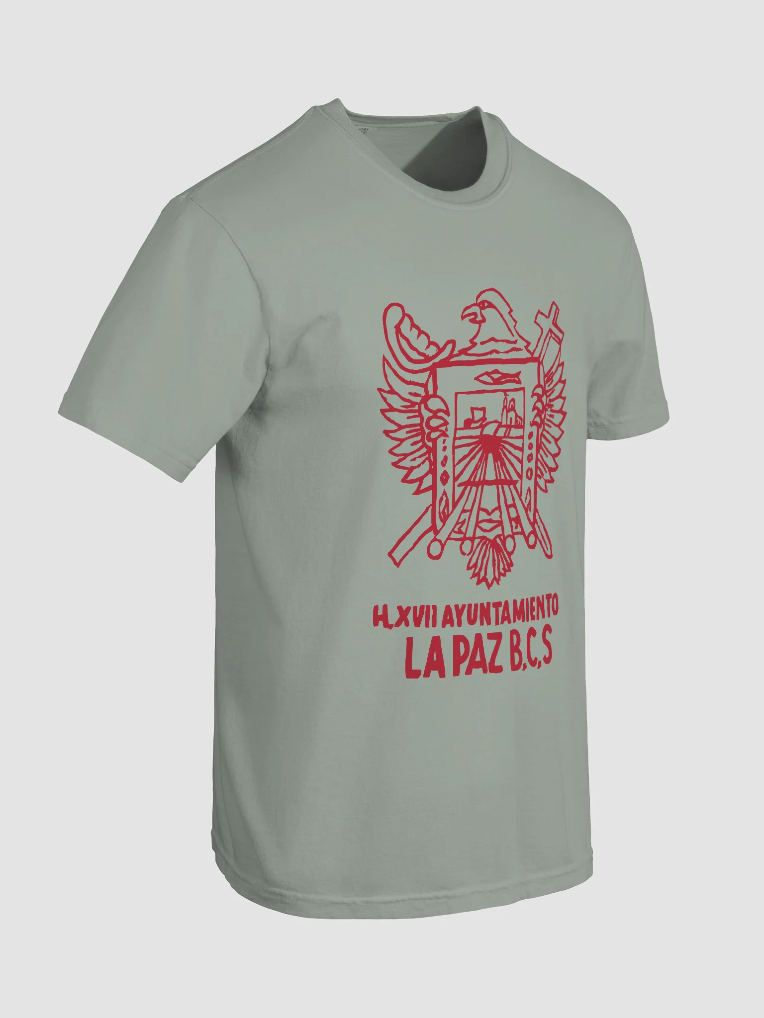 La Paz Heavyweight T-Shirt (Red) product image (39)