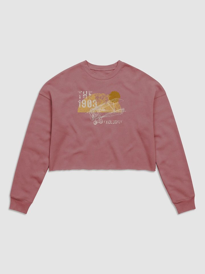 Ladies Cropped Bi Plane Sweatshirt product image (17)