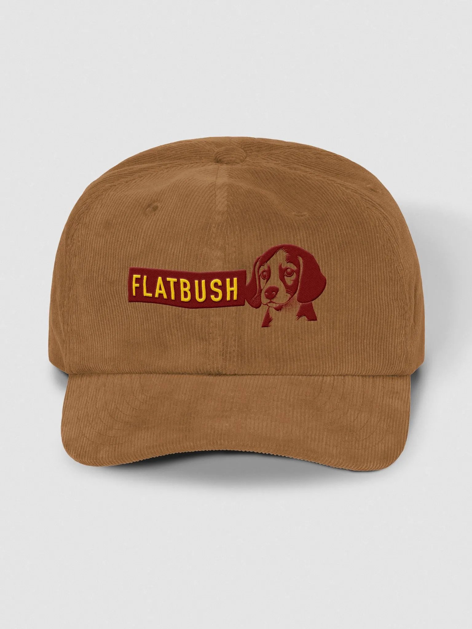 Flatbush beagle corduroy brown cap product image (1)