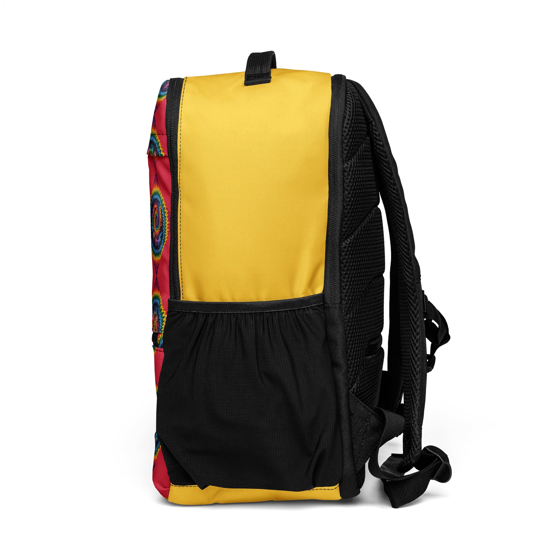 Rainbow Spiral Grid Utility Backpack product image (4)