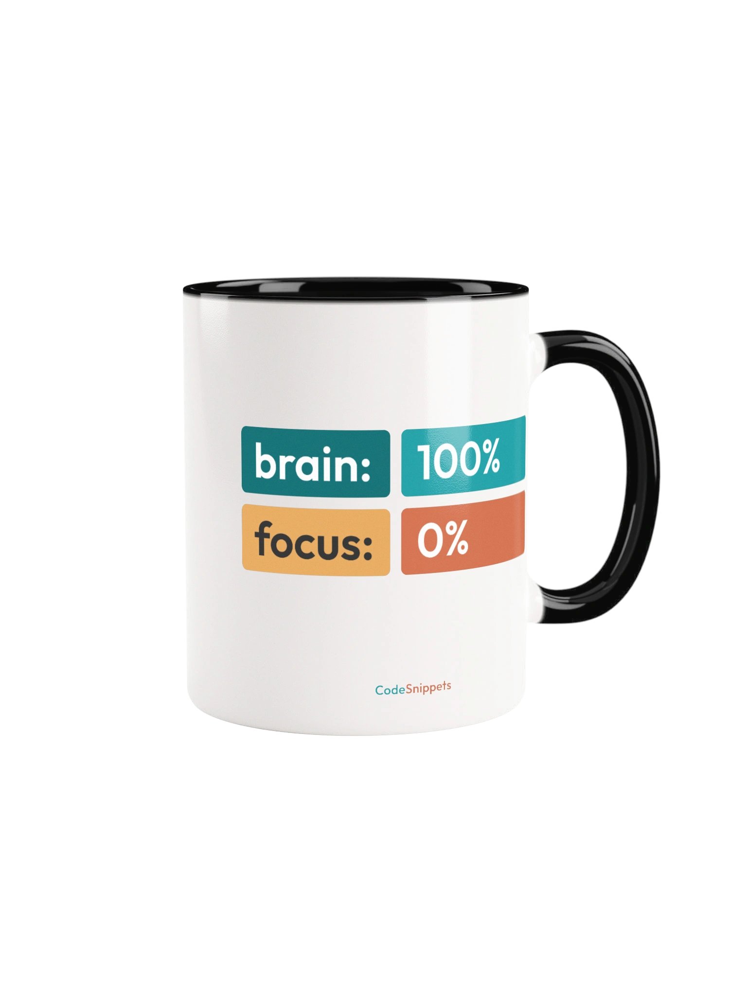 Brain 100% • Focus 0% - Mug product image (2)