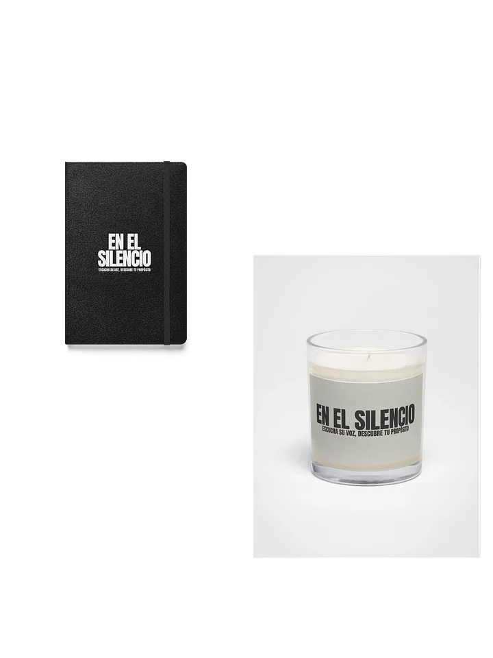 Kit Atmósfera Devocional: Vela y Cuaderno Físico para tu Tiempo con Dios product image (1)