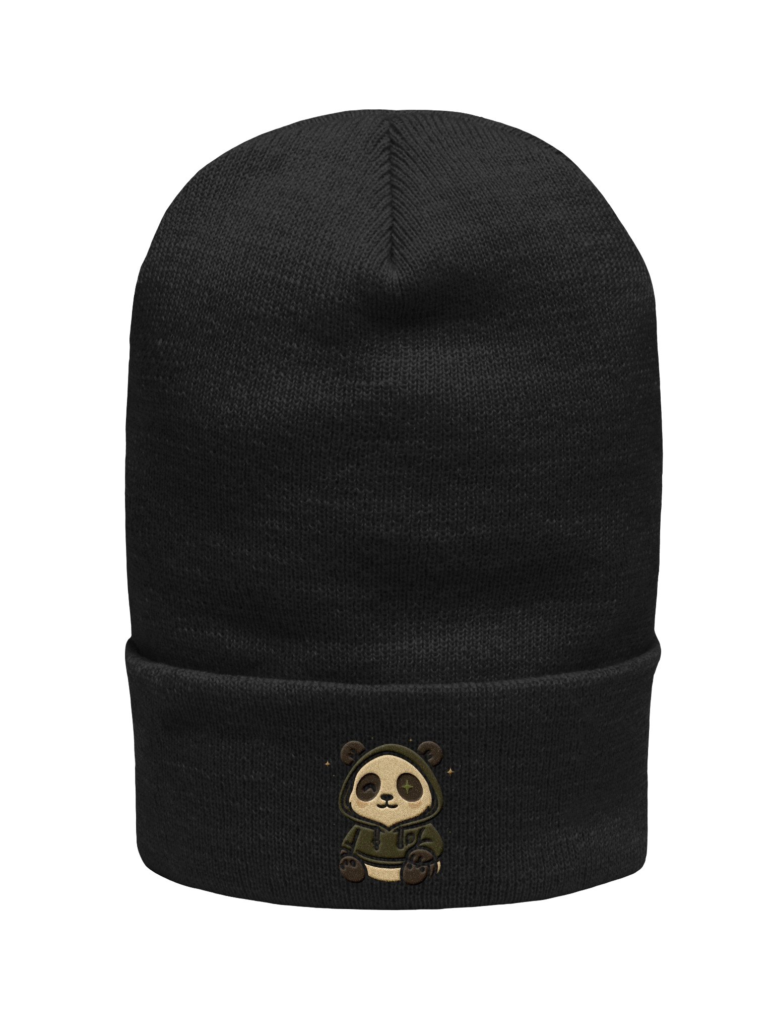 Starry Panda Cuffed Beanie product image (1)