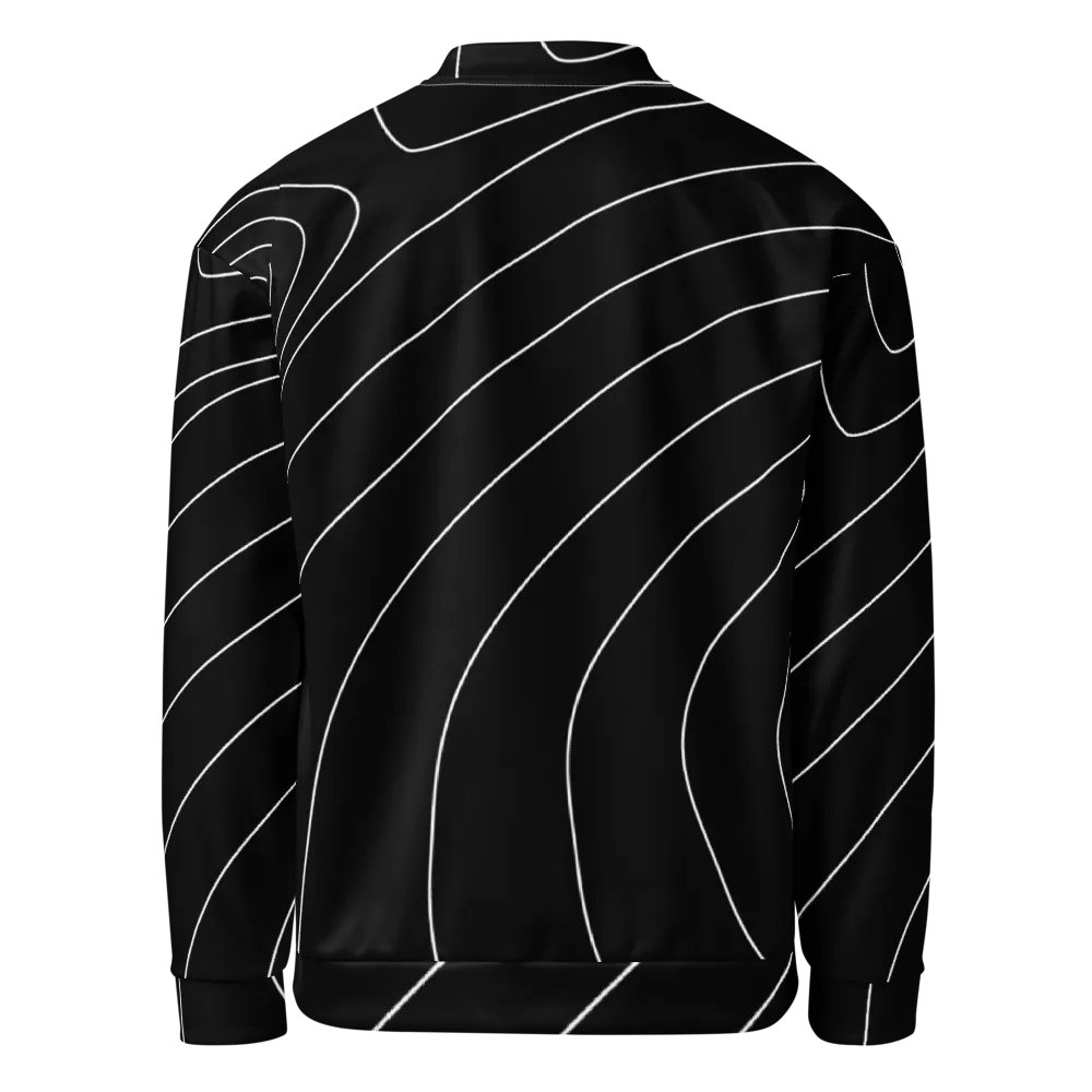 Topographic Threads Bomber Jacket product image (8)