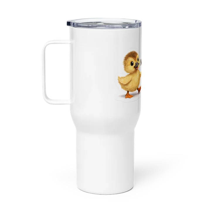 Z's Ducking Adorable Large Tumbler With Handle White. product image (1)
