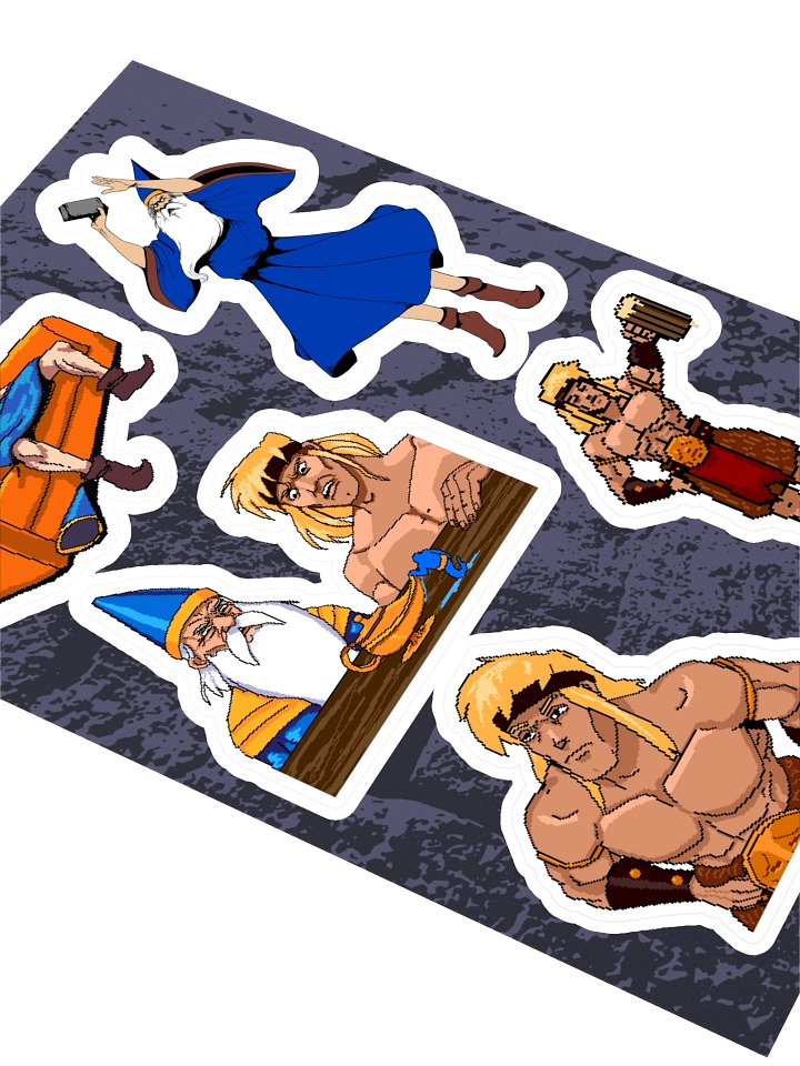 Wigglewood Heroes Sticker Set product image (2)
