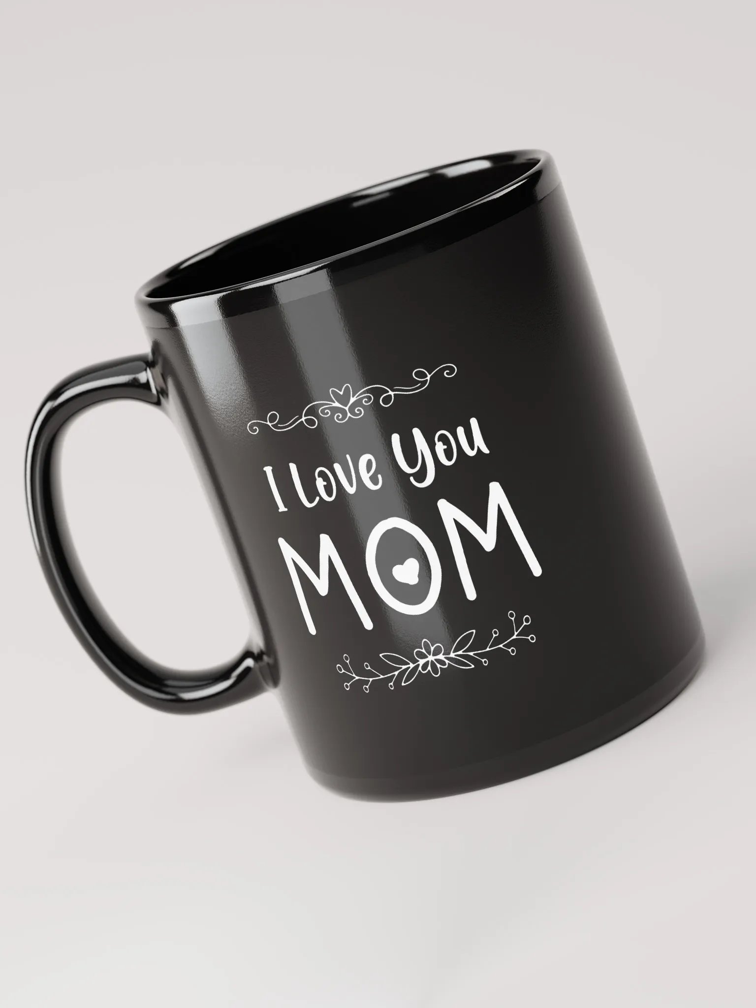 I Love You Mom Black Mug product image (5)