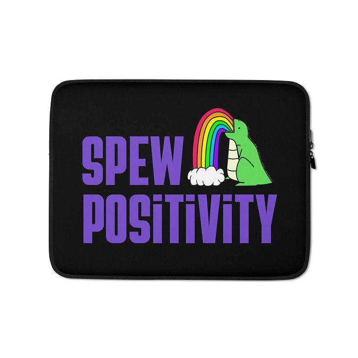 Spew Positivity Laptop Sleeve product image (1)