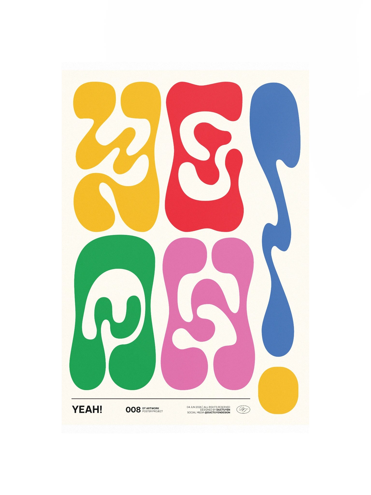 "YEAH!" Print Poster (Unframe) product image (6)