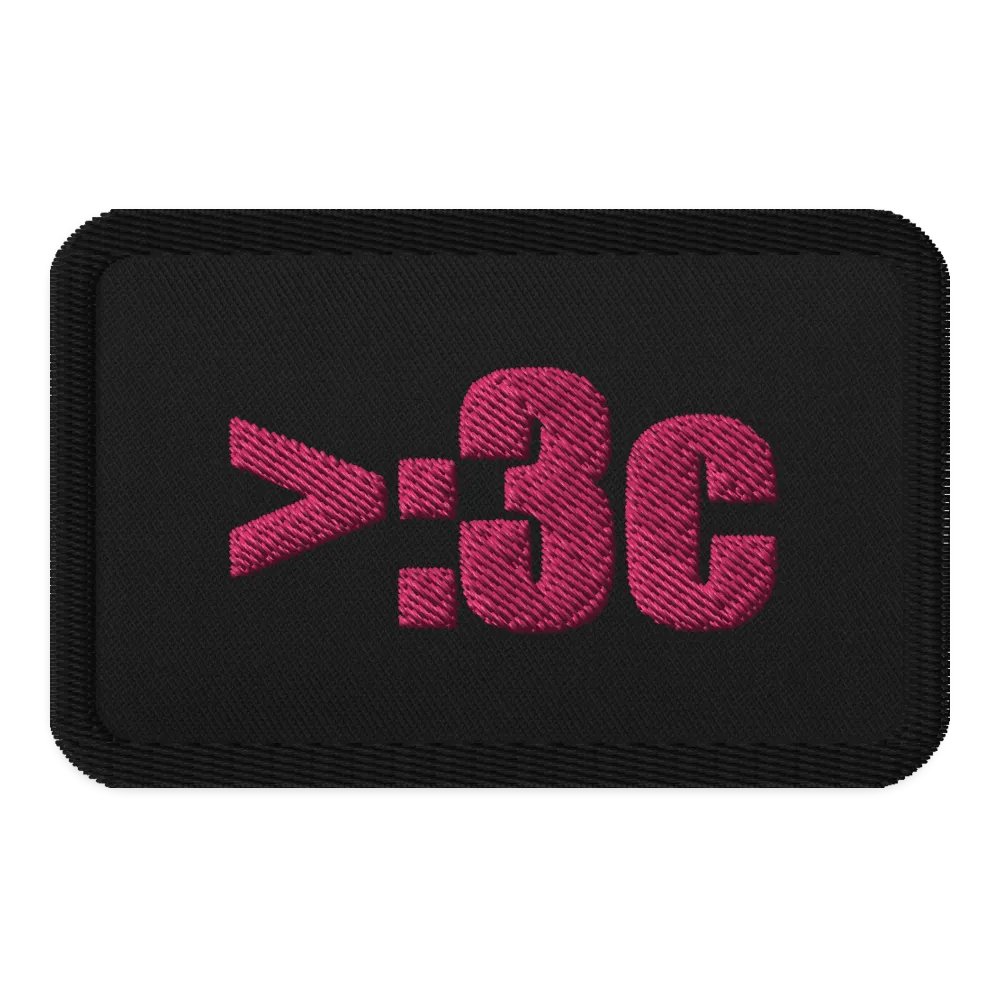 Mischief Face Embroidered Patch (3.5×2.25 in) product image (1)
