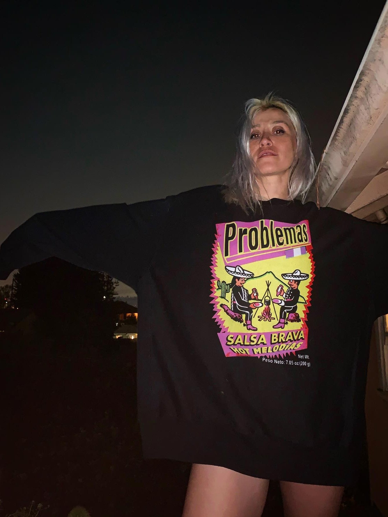 problemas salsa brava champion crew sweatshirt the coziest shit ever product image (3)